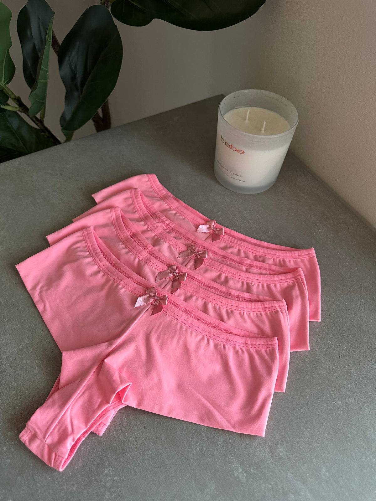 COMFORT MID-WAIST BRIEF – NEON PINK