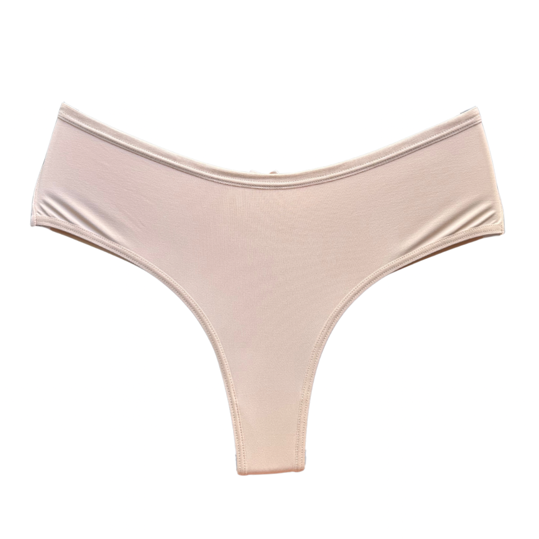 COMFORT MID-WAIST BRIEF – BEIGE