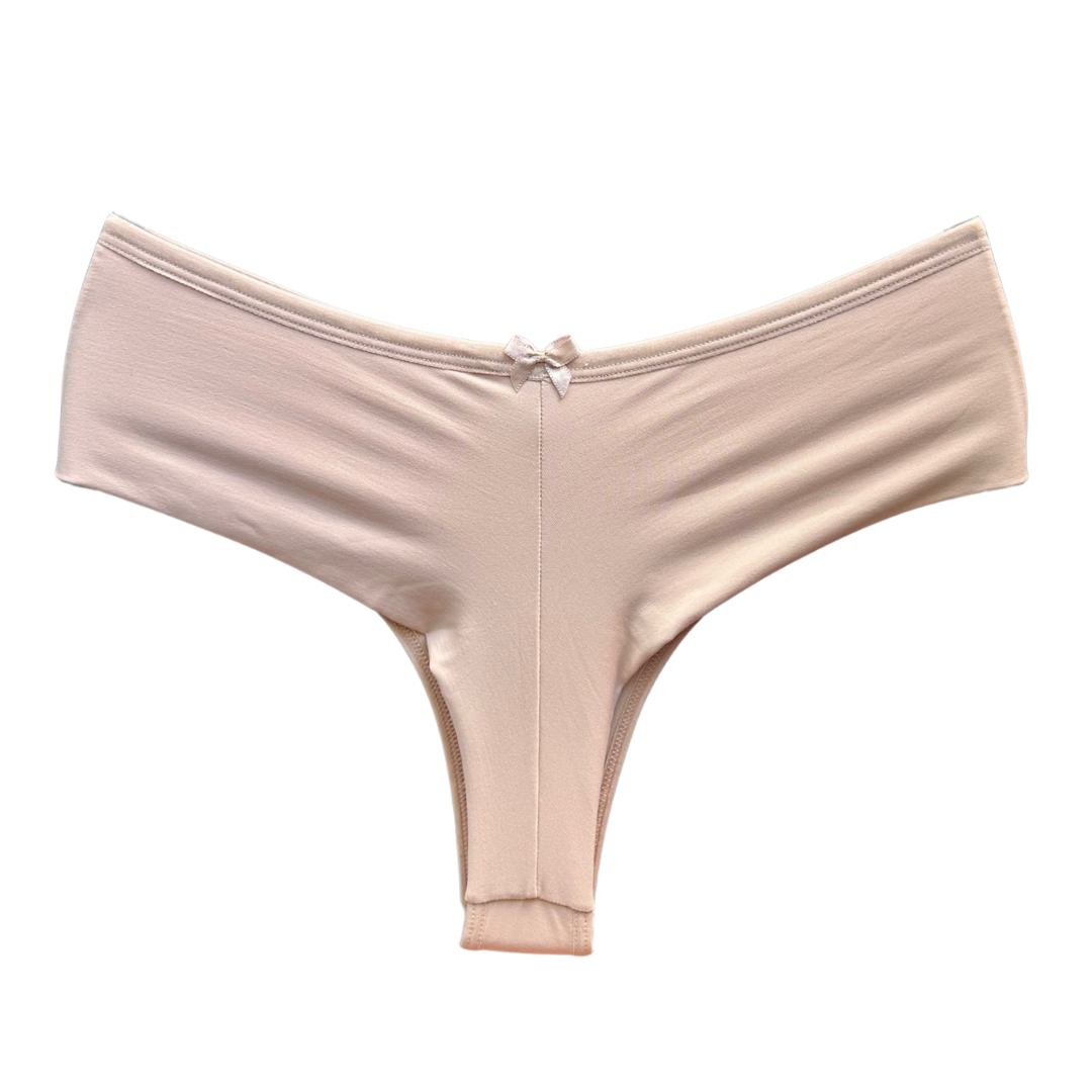 COMFORT MID-WAIST BRIEF – BEIGE