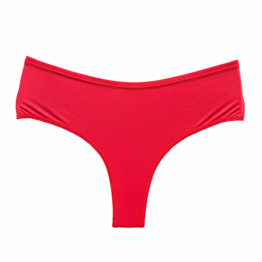 COMFORT MID-WAIST BRIEF – RED
