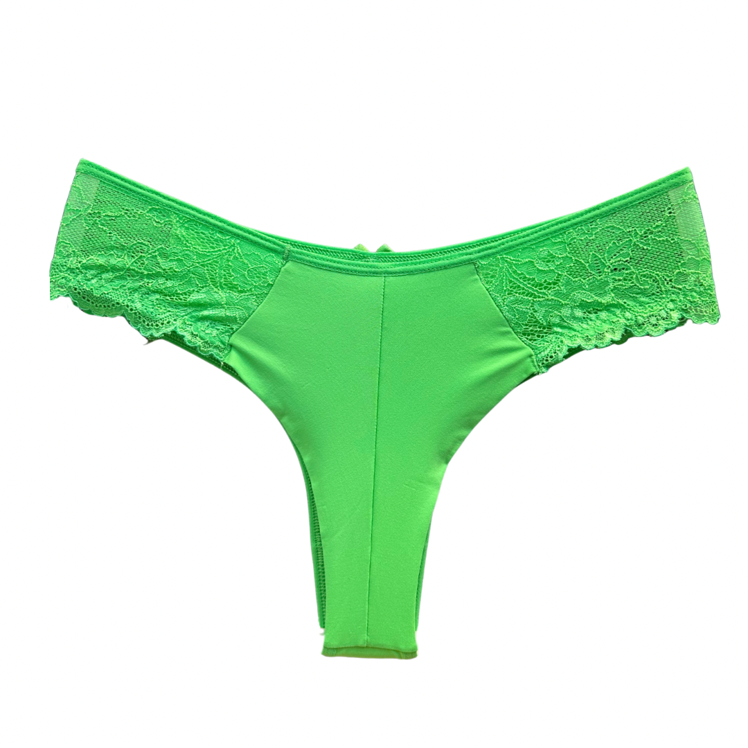 COMFORT LACE BRIEF – GREEN