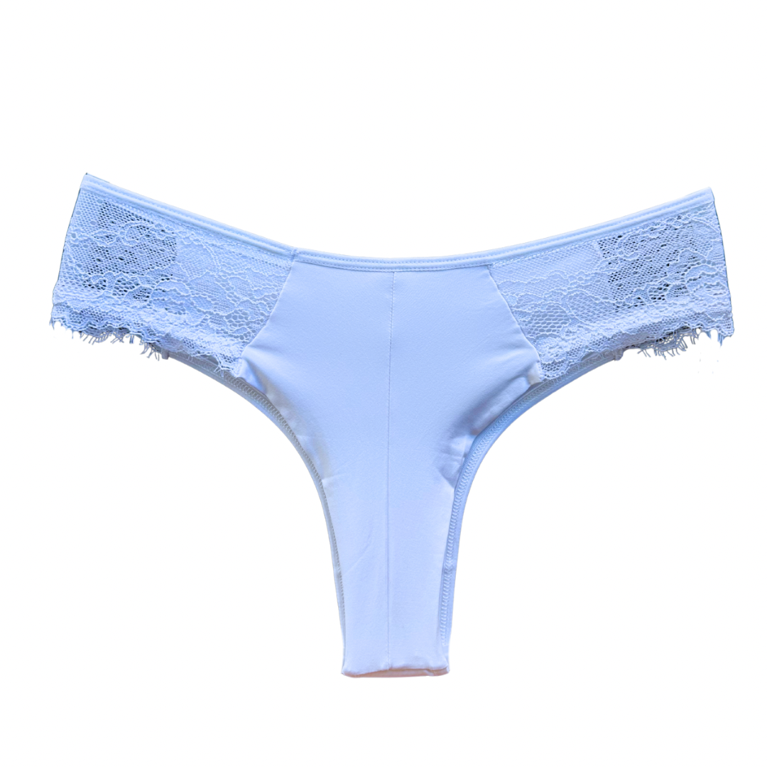 COMFORT LACE BRIEF – WHITE