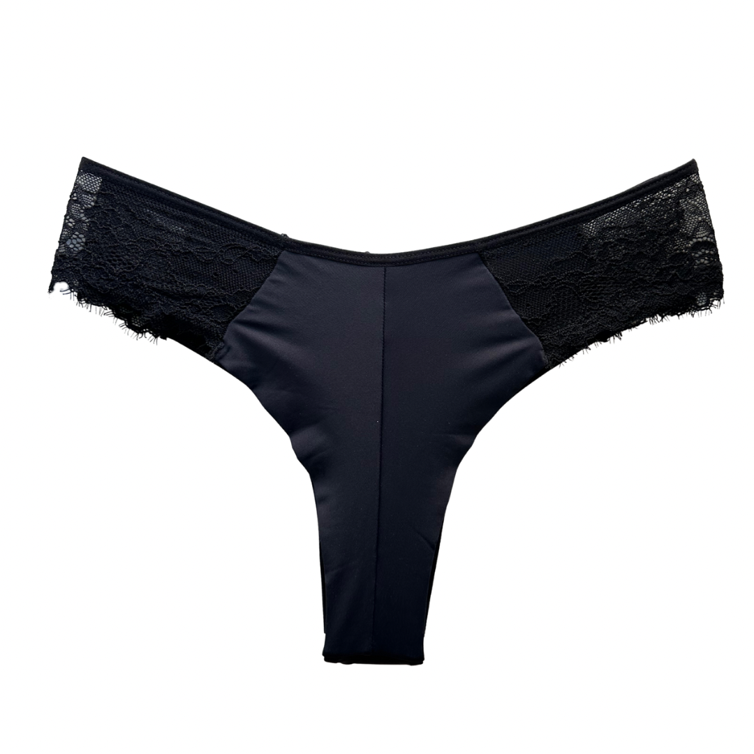 COMFORT LACE BRIEF – BLACK