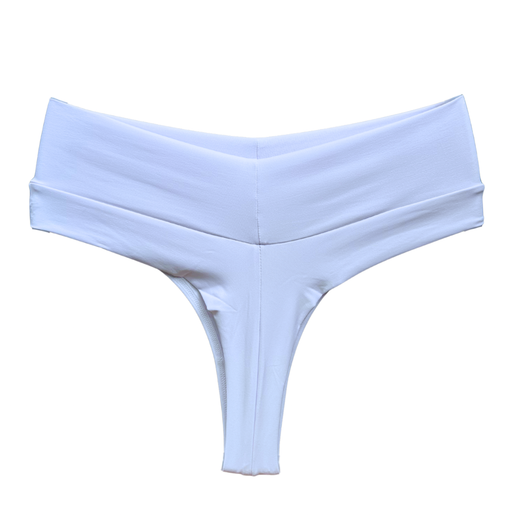 SCULPT HIGH-WAIST THONG – WHITE