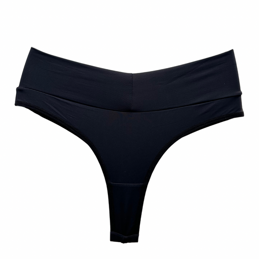 SCULPT HIGH-WAIST THONG – BLACK