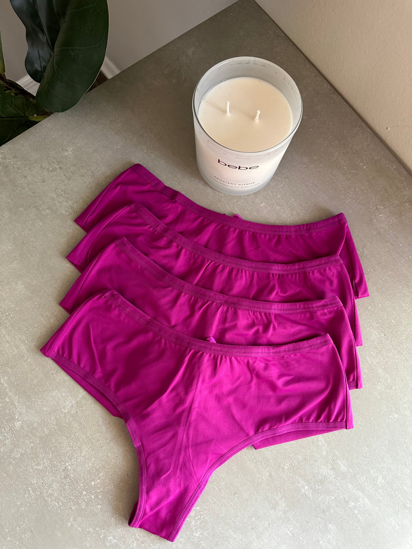 COMFORT MID-WAIST BRIEF – FUCHSIA