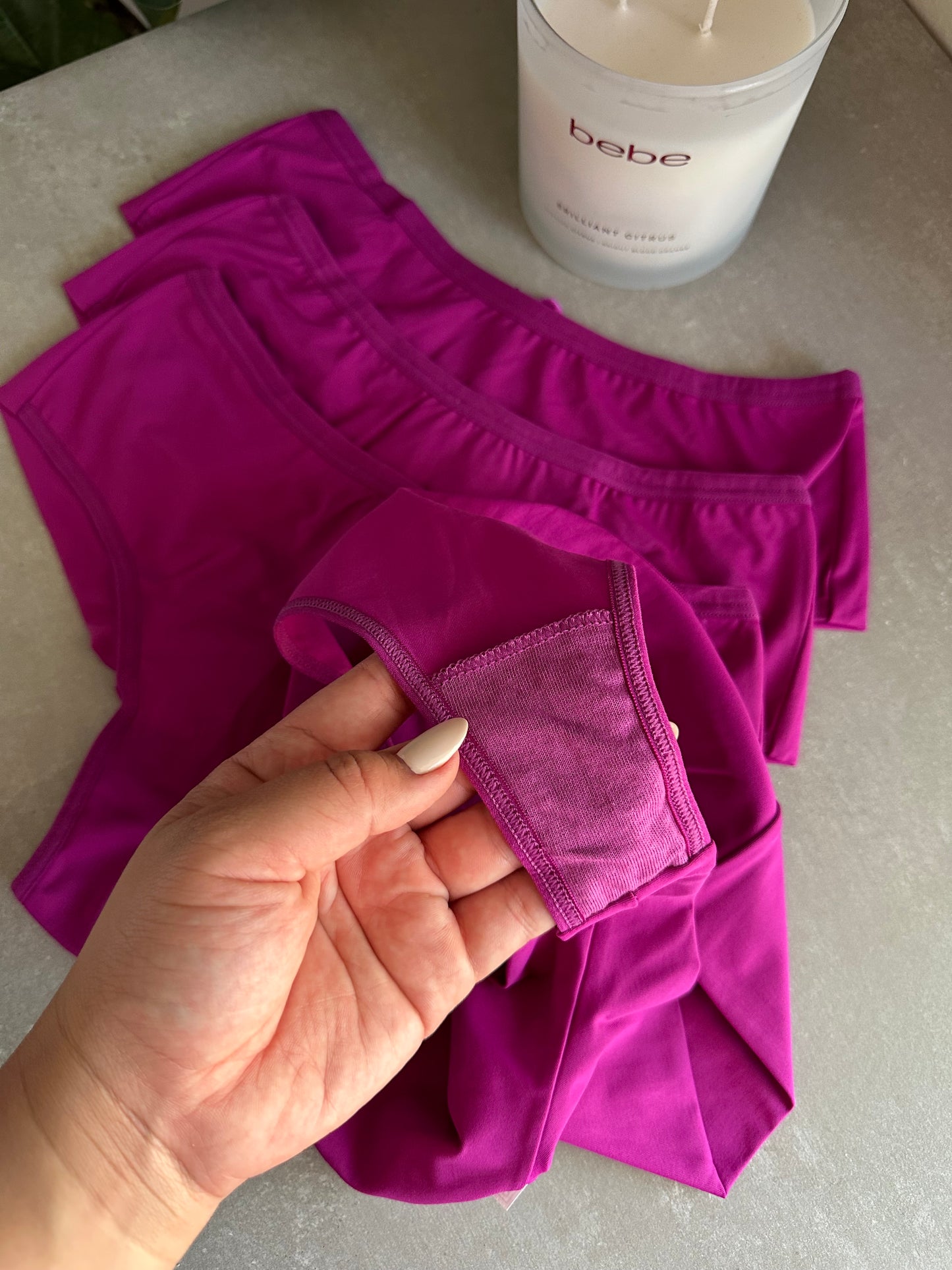 COMFORT MID-WAIST BRIEF – FUCHSIA
