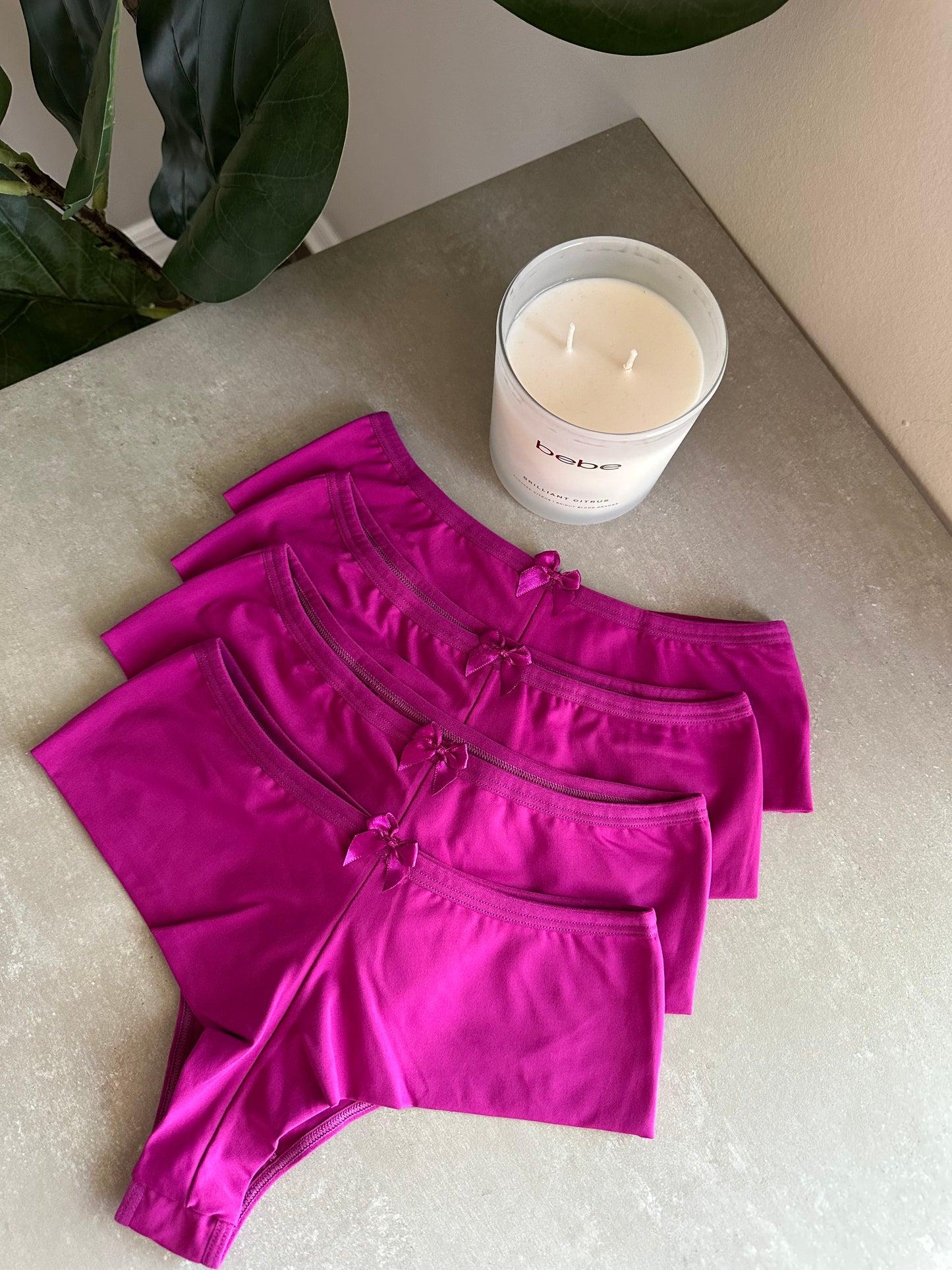 COMFORT MID-WAIST BRIEF – FUCHSIA
