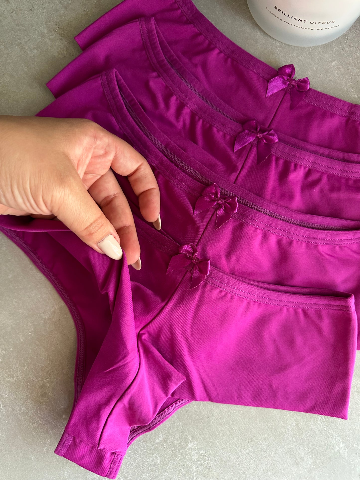COMFORT MID-WAIST BRIEF – FUCHSIA