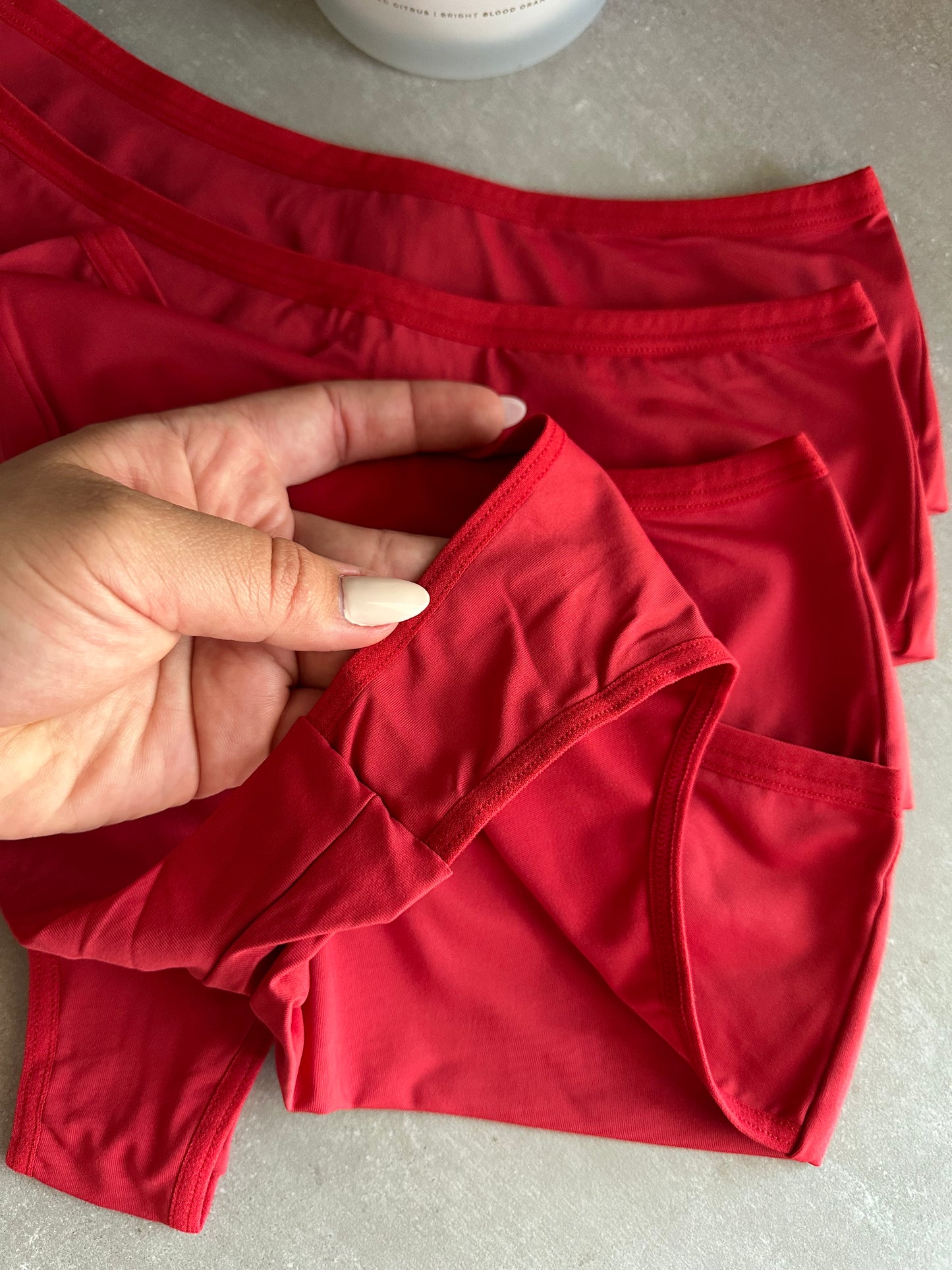 COMFORT MID-WAIST BRIEF – RED
