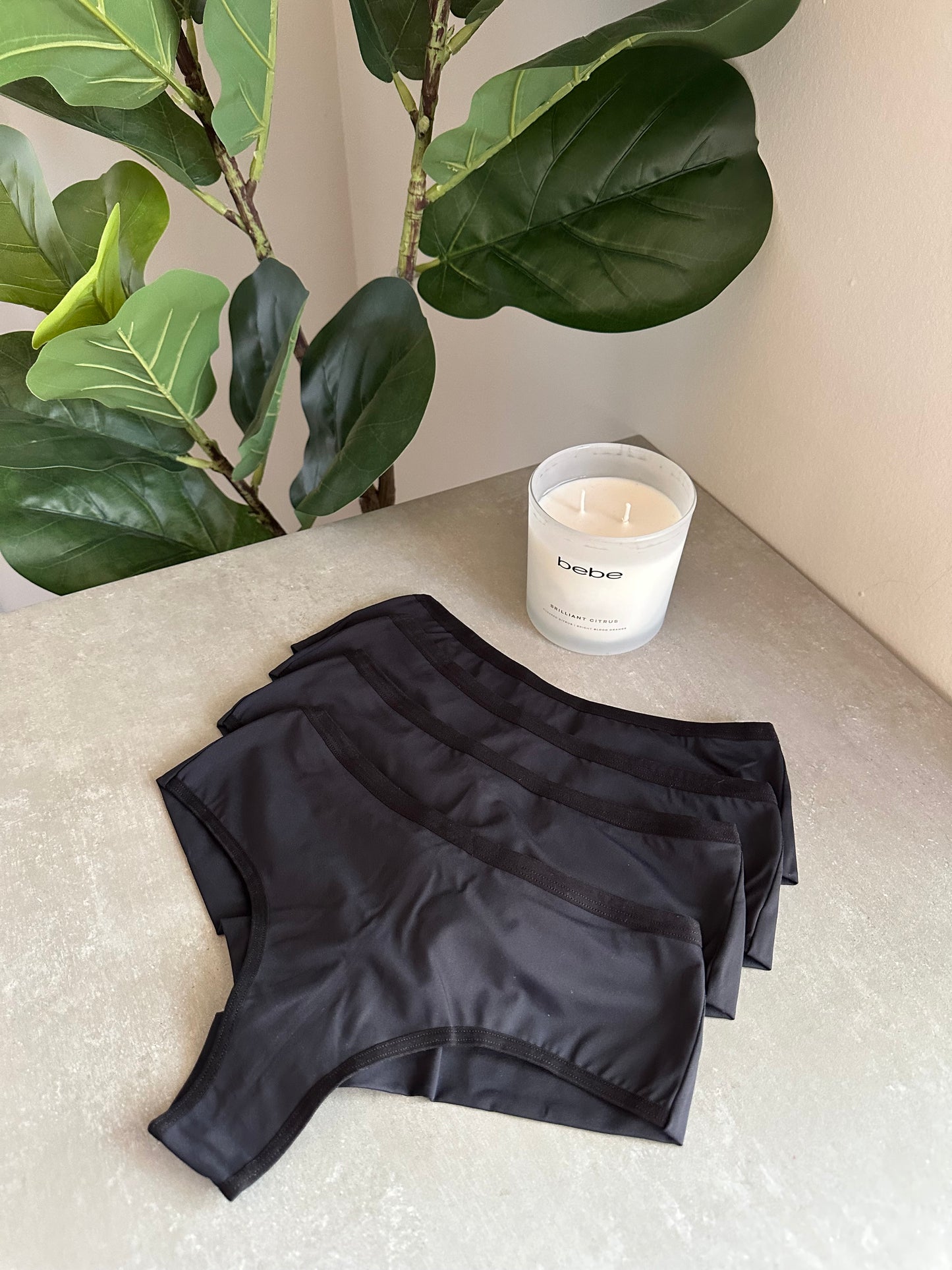 COMFORT MID-WAIST BRIEF – BLACK