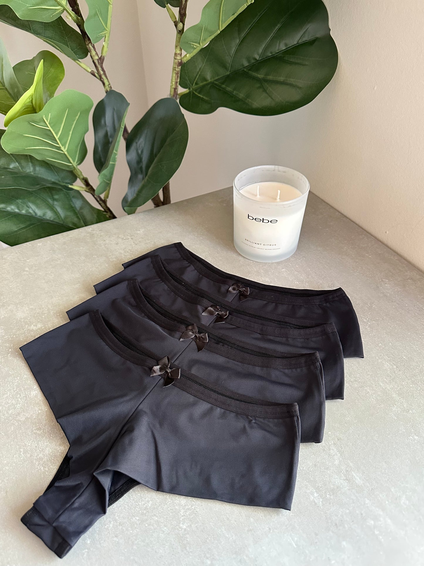COMFORT MID-WAIST BRIEF – BLACK