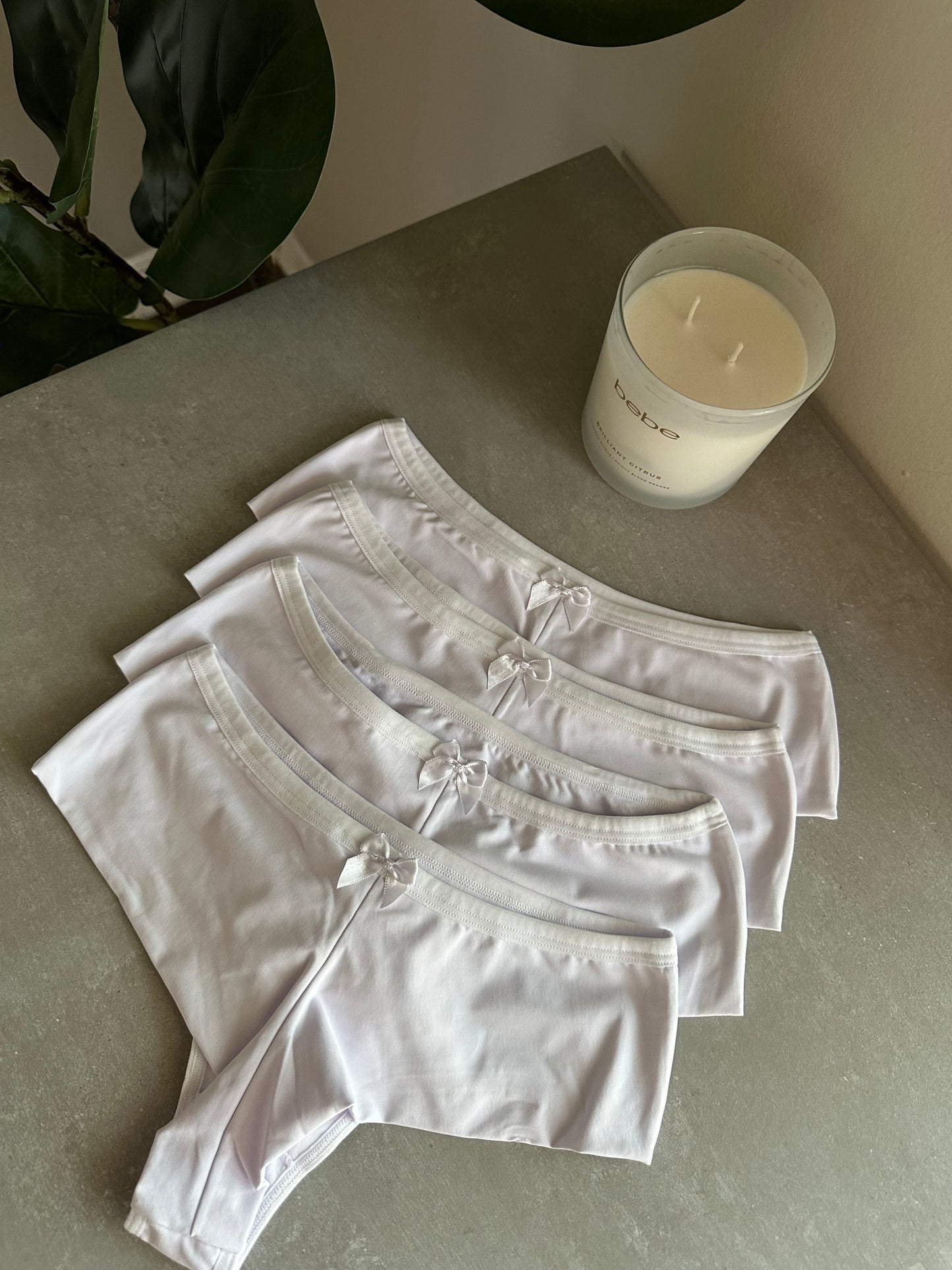 COMFORT MID-WAIST BRIEF – WHITE