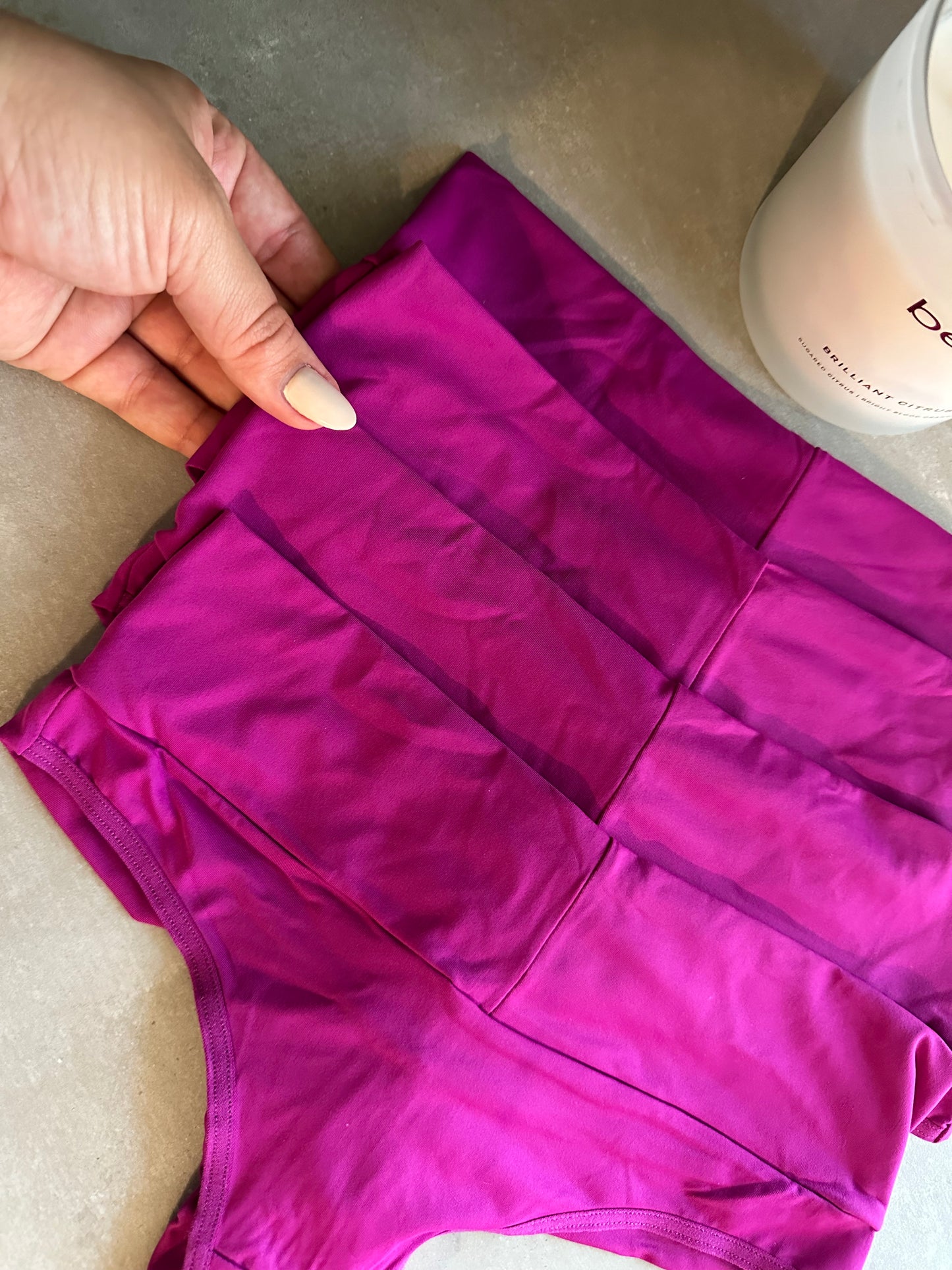SCULPT HIGH-WAIST THONG – FUCHSIA
