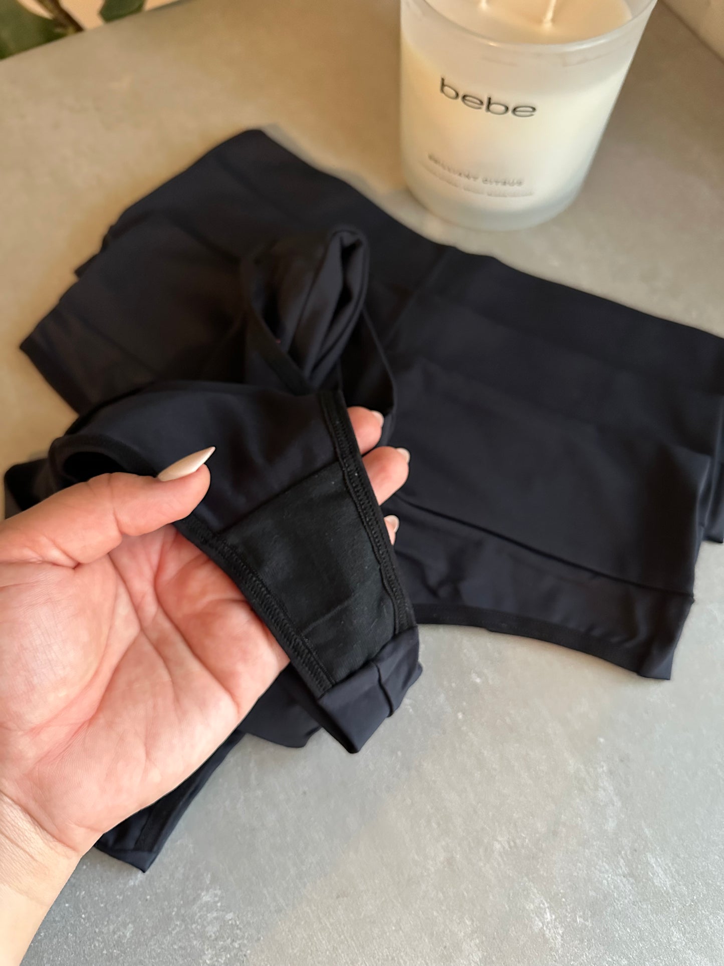 SCULPT HIGH-WAIST THONG – BLACK